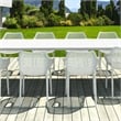 Air XL Extension 11 Piece Dining Set in White