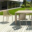 Air Extension 9 Piece Dining Set in Taupe