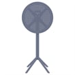 Compamia Sky 24 inch Round Folding Bar Table in Dark Gray finish