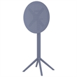 Compamia Sky 24 inch Round Folding Bar Table in Dark Gray finish