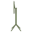 Compamia Sky 24 inch Round Folding Bar Table in Olive Green finish