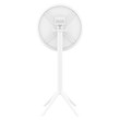 Compamia Sky 24 inch Round Folding Bar Table in White finish