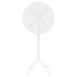Compamia Sky 24 inch Round Folding Bar Table in White finish