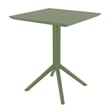 Marie 3 Piece Bistro Set in Olive Green
