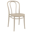 Compamia Victor Patio Dining Set with 4 Chairs in Taupe