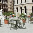 Compamia Victor Patio Dining Set with 4 Chairs in Olive Green
