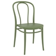 Compamia Victor Patio Dining Set with 4 Chairs in Olive Green