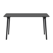 Compamia Maya 55 inch Rectangle Table in Black finish