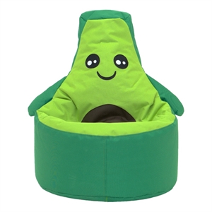 green avocado  kids bean bag chair