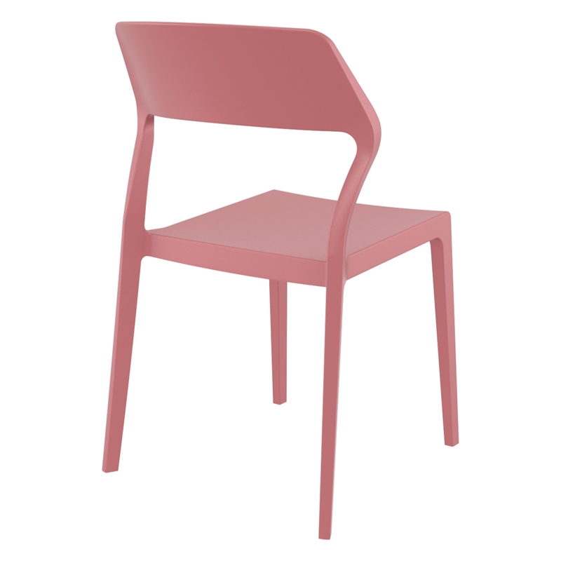 Compamia Snow Resin Dining Chair in Marsala finish