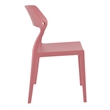 Compamia Snow Resin Dining Chair in Marsala finish