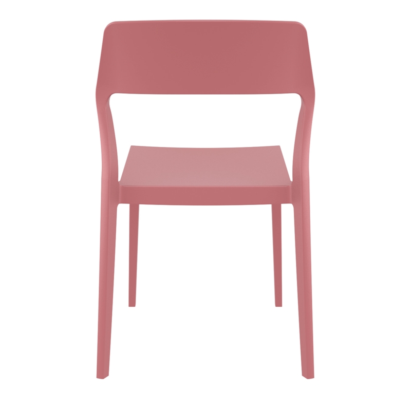 Compamia Snow Resin Dining Chair in Marsala finish