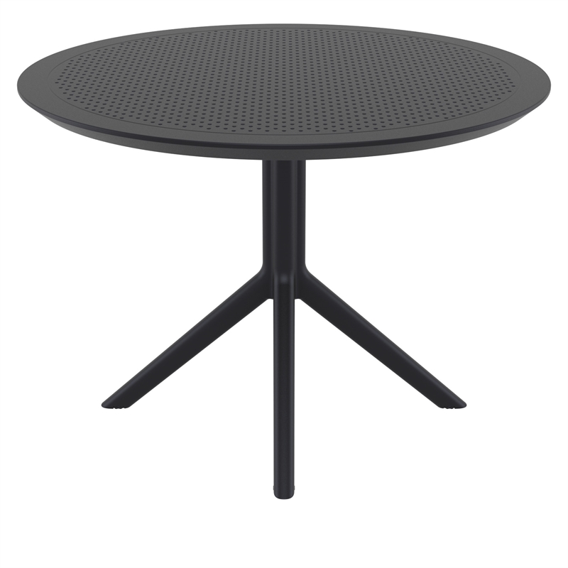Compamia Sky Round Dining Table 42 inch Black