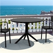Compamia Sky Round Dining Table 42 inch Black