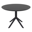 Compamia Sky Round Dining Table 42 inch Black