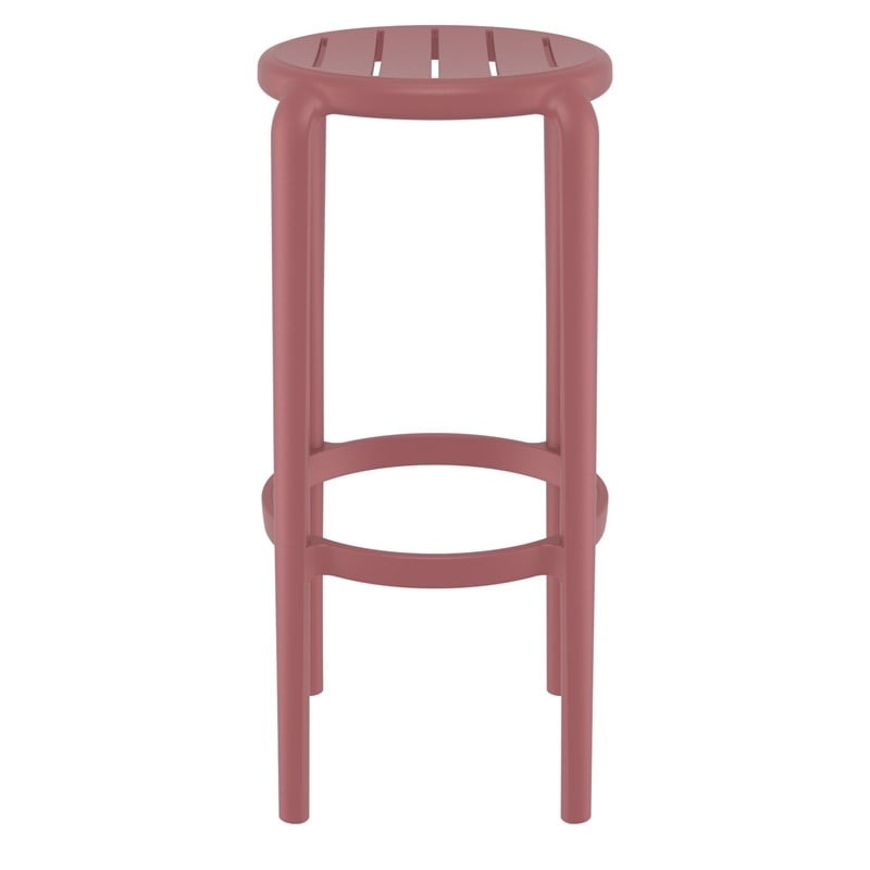 Compamia Tom Resin Bar Stool Marsala