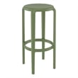 Compamia Tom Resin Bar Stool Olive Green