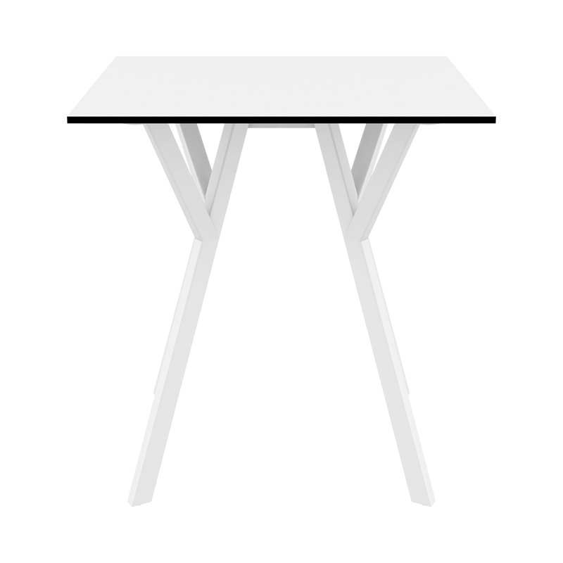 Compamia Max 27.5 inch Square Dining Table in White finish