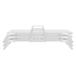Compamia Tropic Arm Sling Chaise Lounge White Frame White Sling
