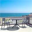 Compamia Sky 42 inch Round Dining Table Dark Gray