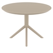 Compamia Sky 42 inch Round Dining Table Taupe