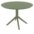Compamia Sky Round Dining Table 42 inch Olive Green