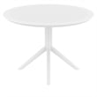 Compamia Sky 42 inch Round Dining Table White