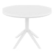 Compamia Sky 42 inch Round Dining Table White