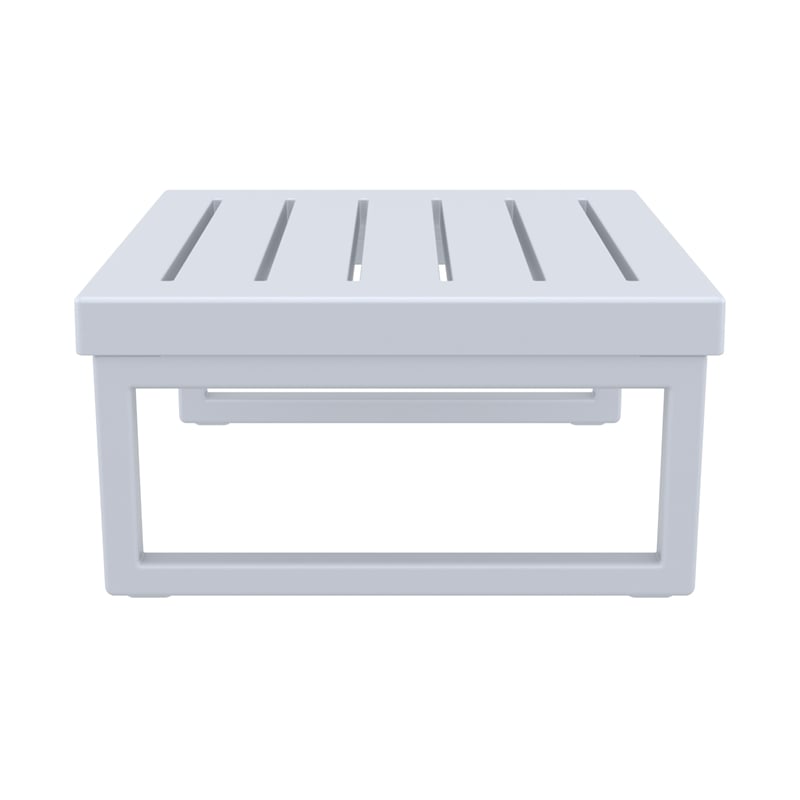 Compamia Mykonos Square Coffee Table Silver