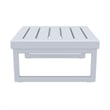 Compamia Mykonos Square Coffee Table Silver