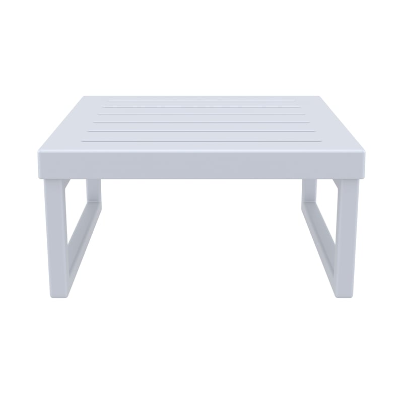 Compamia Mykonos Square Coffee Table Silver