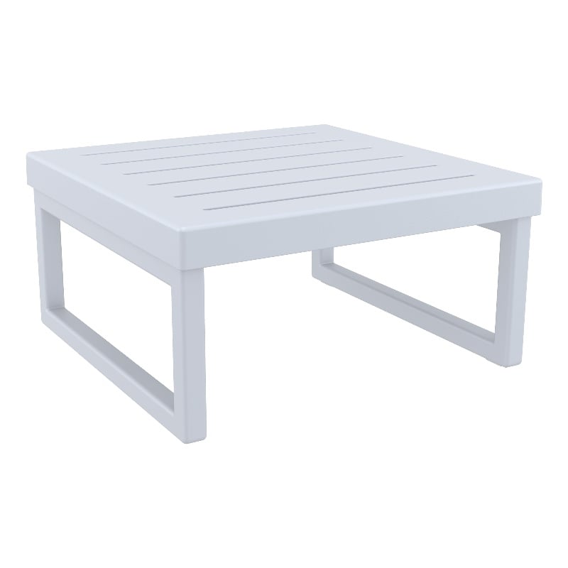 Compamia Mykonos Square Coffee Table Silver