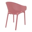 Compamia Sky Pro Stacking Dining Chair Marsala