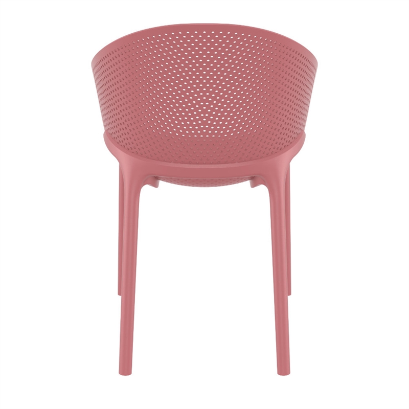 Compamia Sky Pro Stacking Dining Chair Marsala