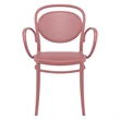 Compamia Marcel XL Resin Outdoor Arm Chair Marsala