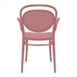 Compamia Marcel XL Resin Outdoor Arm Chair Marsala