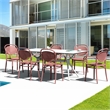 Compamia Marcel XL Resin Outdoor Arm Chair Marsala