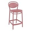 Compamia Marcel Resin Indoor Outdoor Counter Stool in Marsala finish