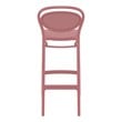 Compamia Marcel Resin Indoor Outdoor Bar Stool in Marsala finish