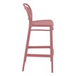 Compamia Marcel Resin Indoor Outdoor Bar Stool in Marsala finish
