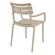 Compamia Paris Resin Outdoor Arm Chair Taupe