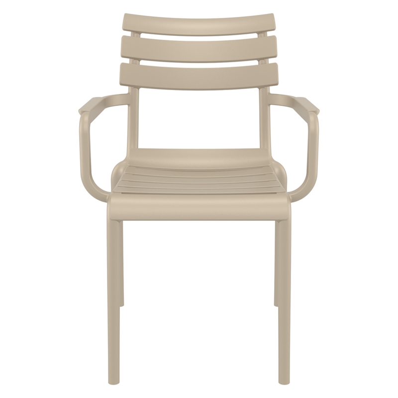 Compamia Paris Resin Outdoor Arm Chair Taupe