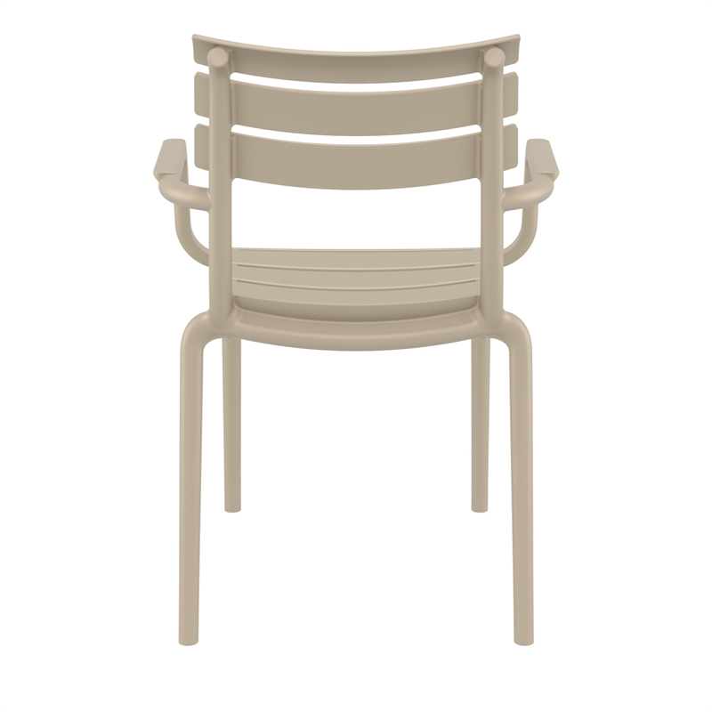 Compamia Paris Resin Outdoor Arm Chair Taupe