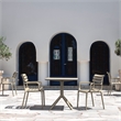 Compamia Paris Resin Outdoor Arm Chair Taupe