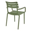 Compamia Paris Resin Outdoor Arm Chair Olive Green