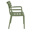 Compamia Paris Resin Outdoor Arm Chair Olive Green