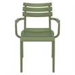 Compamia Paris Resin Outdoor Arm Chair Olive Green