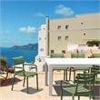 Compamia Paris Resin Outdoor Arm Chair Olive Green
