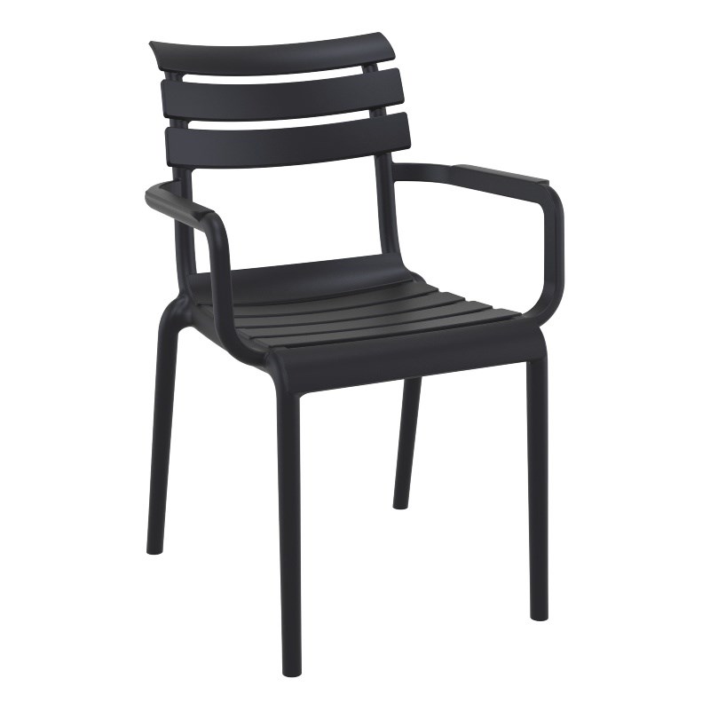 Compamia Paris Extendable Dining Set 11 Piece Black-Black