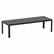 Compamia Paris Extendable Dining Set 11 Piece Black-Marsala
